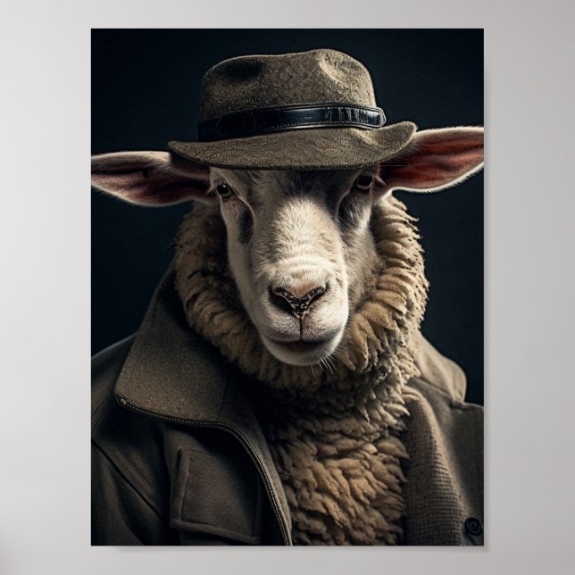 Sheep in Human Clothes Poster (Front)