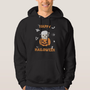 Sheep In Pumpkin Cute Sheep Happy Halloween Hoodie