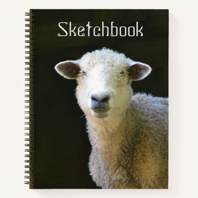 Sheep In The Country Notebook (Front)