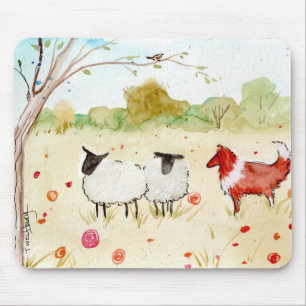 Sheep in the Meadow Mouse Pad