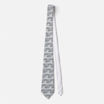 Sheep in the Snow Art Neck Tie