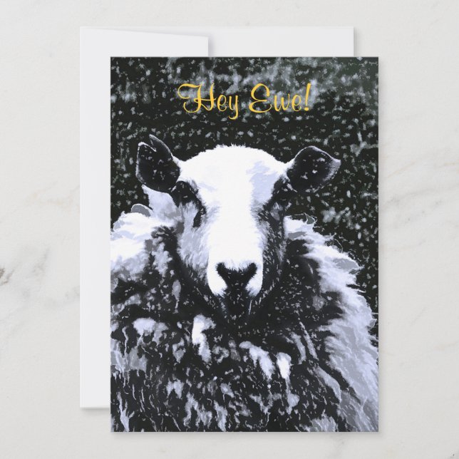 SHEEP INVITATION (Front)