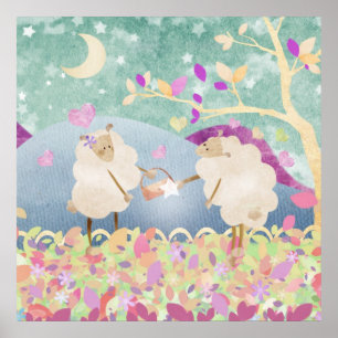 Sheep jewel for Ewe - poster print