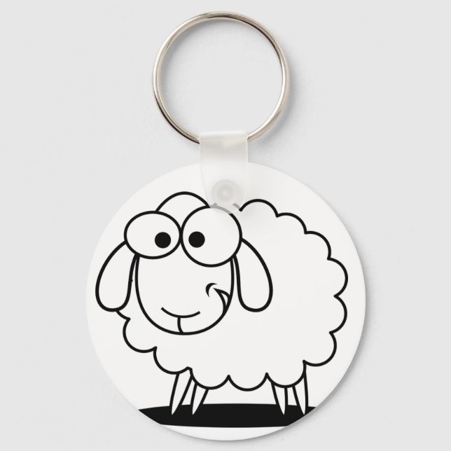 sheep key chain (Front)