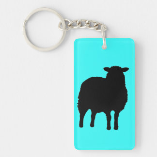 sheep keychain