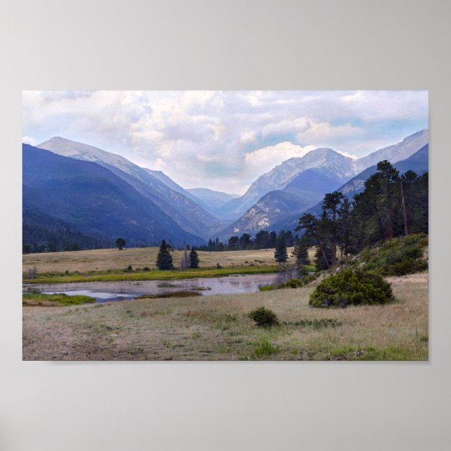 Sheep Lake, Rocky mountain National Park, Colorado Poster (Front)