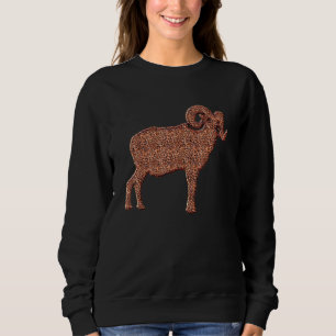 Sheep lamb ram Coffee Beans Sweatshirt