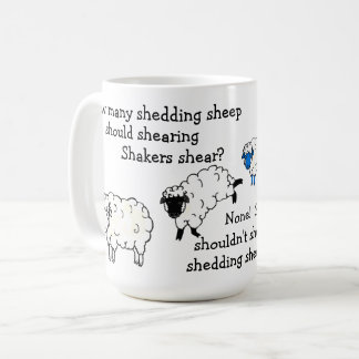 Sheep/Lamb Shearing tongue-twister poem Coffee Mug