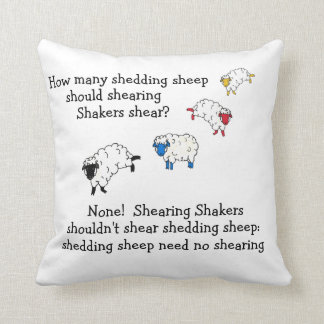 Sheep/Lamb Shearing tongue-twister poem Cushion