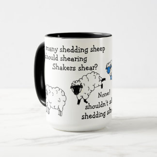 Sheep/Lamb Shearing tongue-twister poem Mug