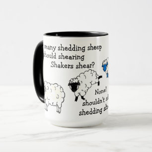Sheep/Lamb Shearing tongue-twister poem Mug