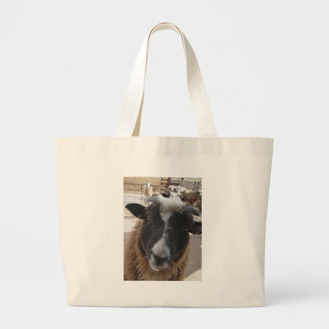 Sheep Large Tote Bag (Front)