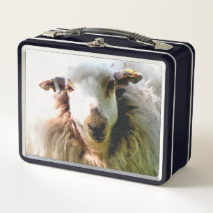 SHEEP METAL LUNCH BOX