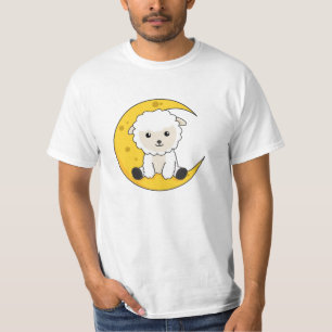 Sheep Moon Good Night Cheap Count Sweet Animals T-Shirt