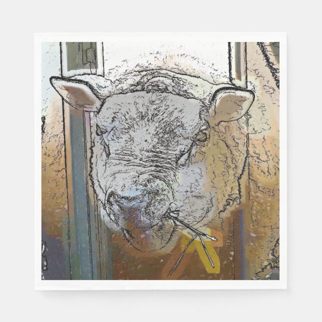 SHEEP NAPKIN (Front)