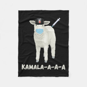 Sheep Or Sheeple Vote Kamala 2024 Fleece Blanket