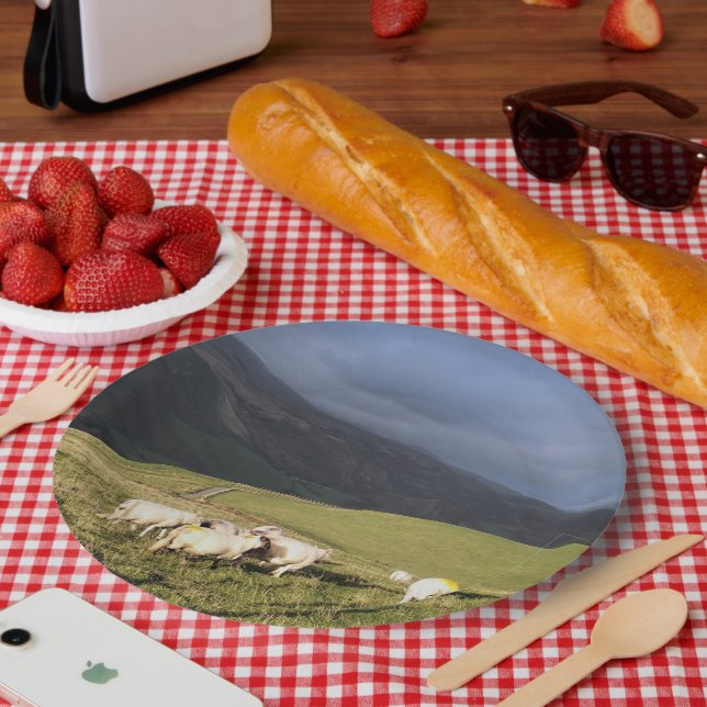 SHEEP PAPER PLATE (Picnic)
