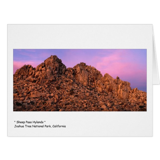 " Sheep Pass Hylands " (Front Horizontal)
