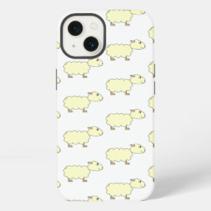 Sheep Pattern. iPhone Case