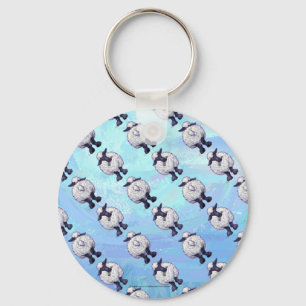 Sheep Patterns Key Ring