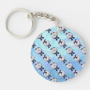 Sheep Patterns Key Ring