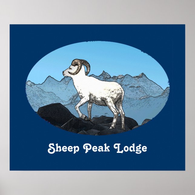 Sheep Peak Lodge Poster (Front)