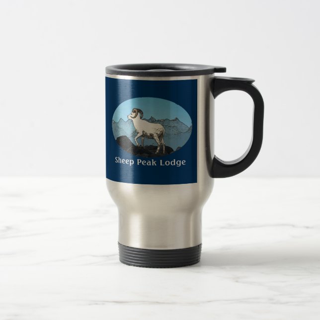 Sheep Peak Lodge Travel Mug (Right)