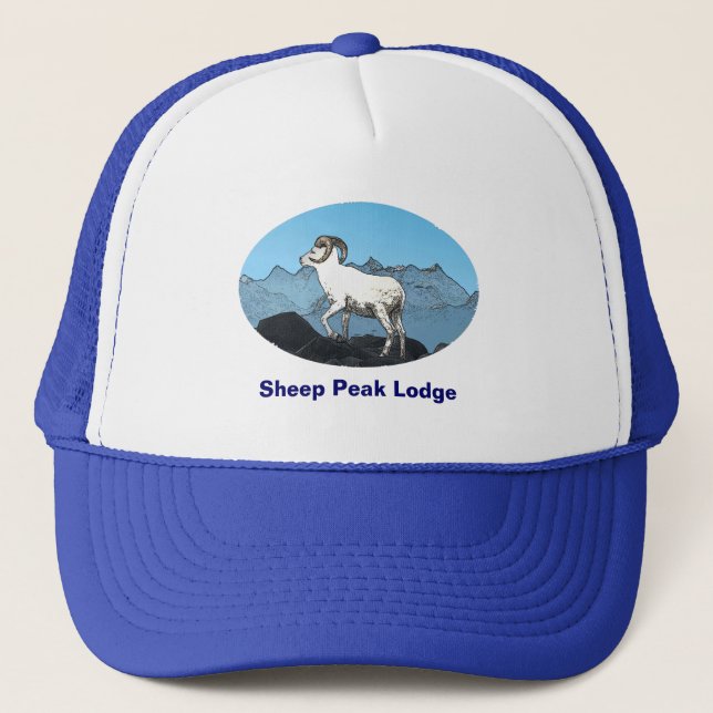 Sheep Peak Lodge Trucker Hat (Front)