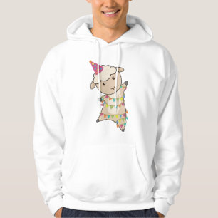 Sheep Pennant Garland Party Sheep Sweet Animals Hoodie