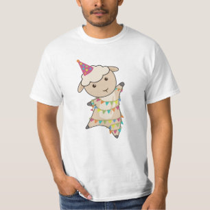 Sheep Pennant Garland Party Sheep Sweet Animals T-Shirt