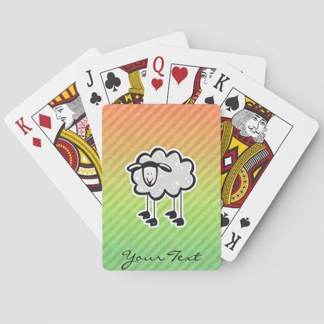 Sheep Playing Cards (Back)