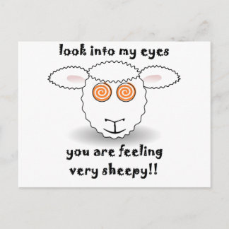 sheep postcard