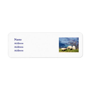 SHEEP RETURN ADDRESS LABEL