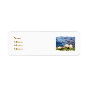 SHEEP RETURN ADDRESS LABEL