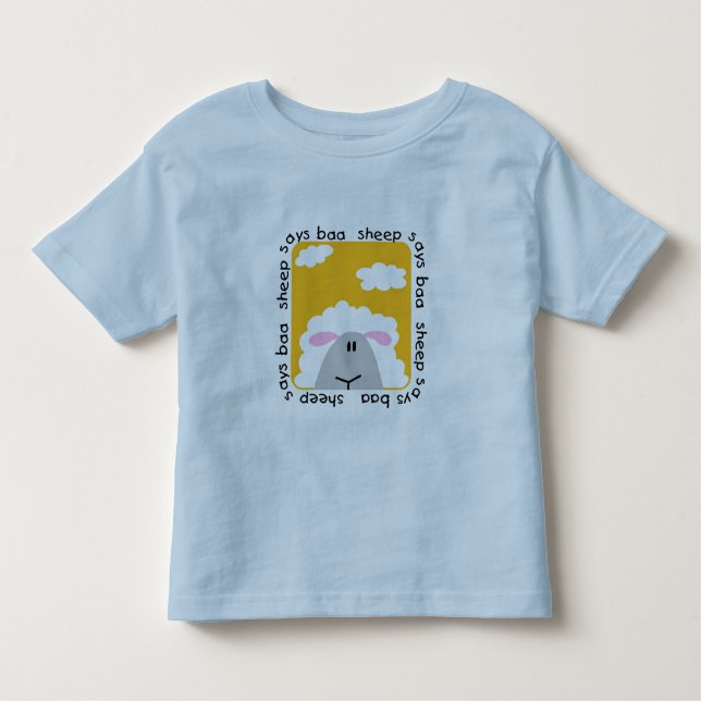 Sheep Says Baa Tshirts and Gifts (Front)