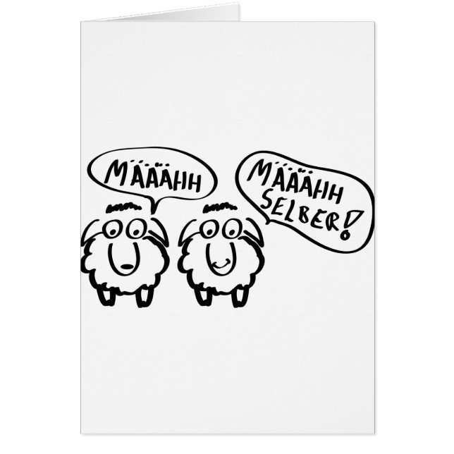 sheep schafe määähhh määhhh selber ! (Front)