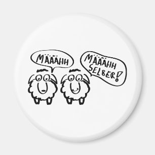 sheep schafe määähhh määhhh selber ! magnet