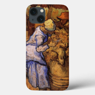 Sheep Shearers (after Millet) by Vincent van Gogh iPhone 13 Case
