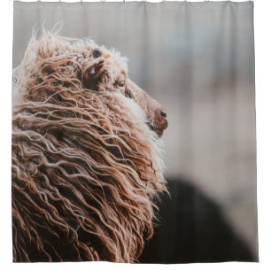 SHEEP SHOWER CURTAIN
