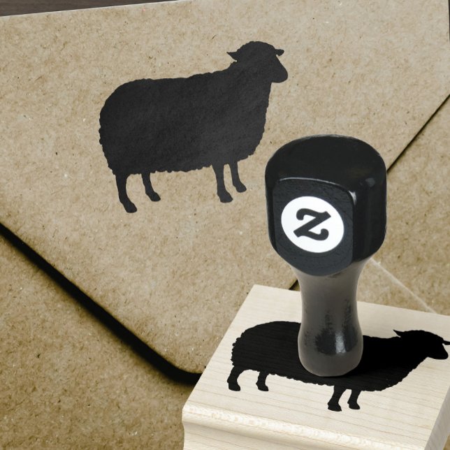 Sheep Silhouette Rubber Stamp (Creator Uploaded)
