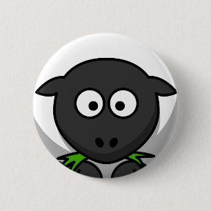 Sheep Skin 6 Cm Round Badge