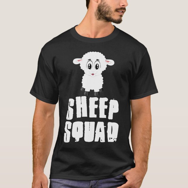 SHEEP Squad Cool Animal T-Shirt (Front)