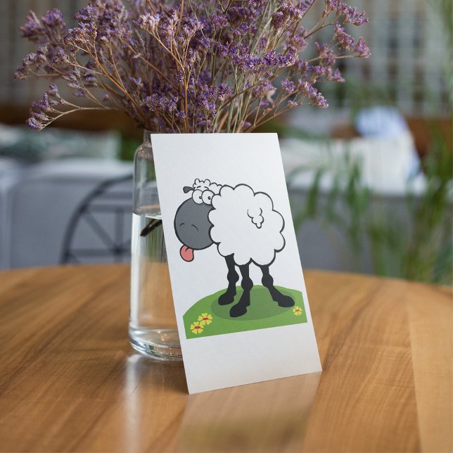 Sheep Sticking Tongue Out Invitation (Creator Uploaded)