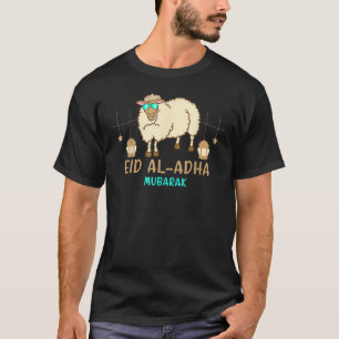 Sheep Sunglasses For Eid Al Adha Mubarak Muslim T-Shirt