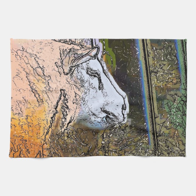 SHEEP TEA TOWEL (Horizontal)