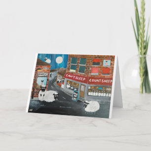 Sheep Town Painting by Alfred Fox Card