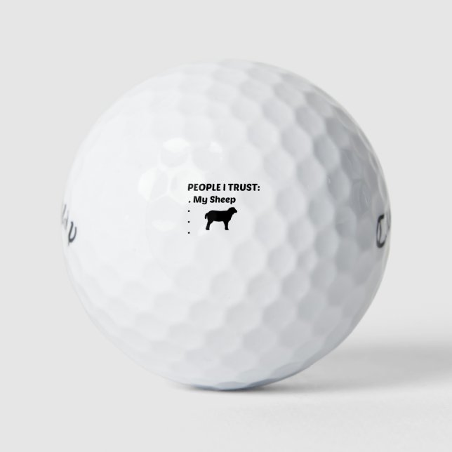 SHEEP TRUST GOLF BALLS (Front)