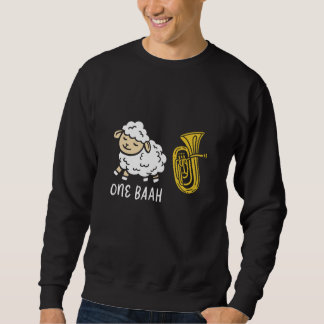 Sheep & Tuba instrument Sweatshirt