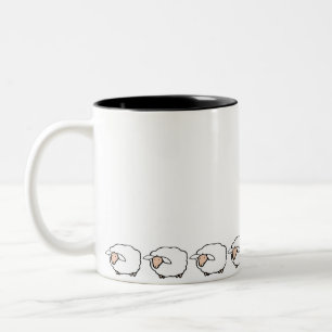 Sheep Two-Tone Coffee Mug