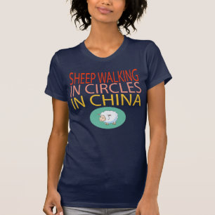 SHEEP WALKING IN CIRCLES IN CHINA T-Shirt